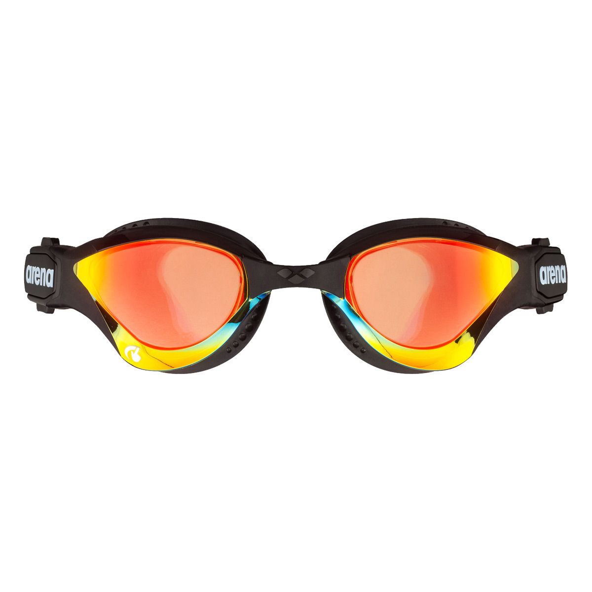 Arena Cobra Tri Swipe Mirrored Goggles - Yellow Copper / Black