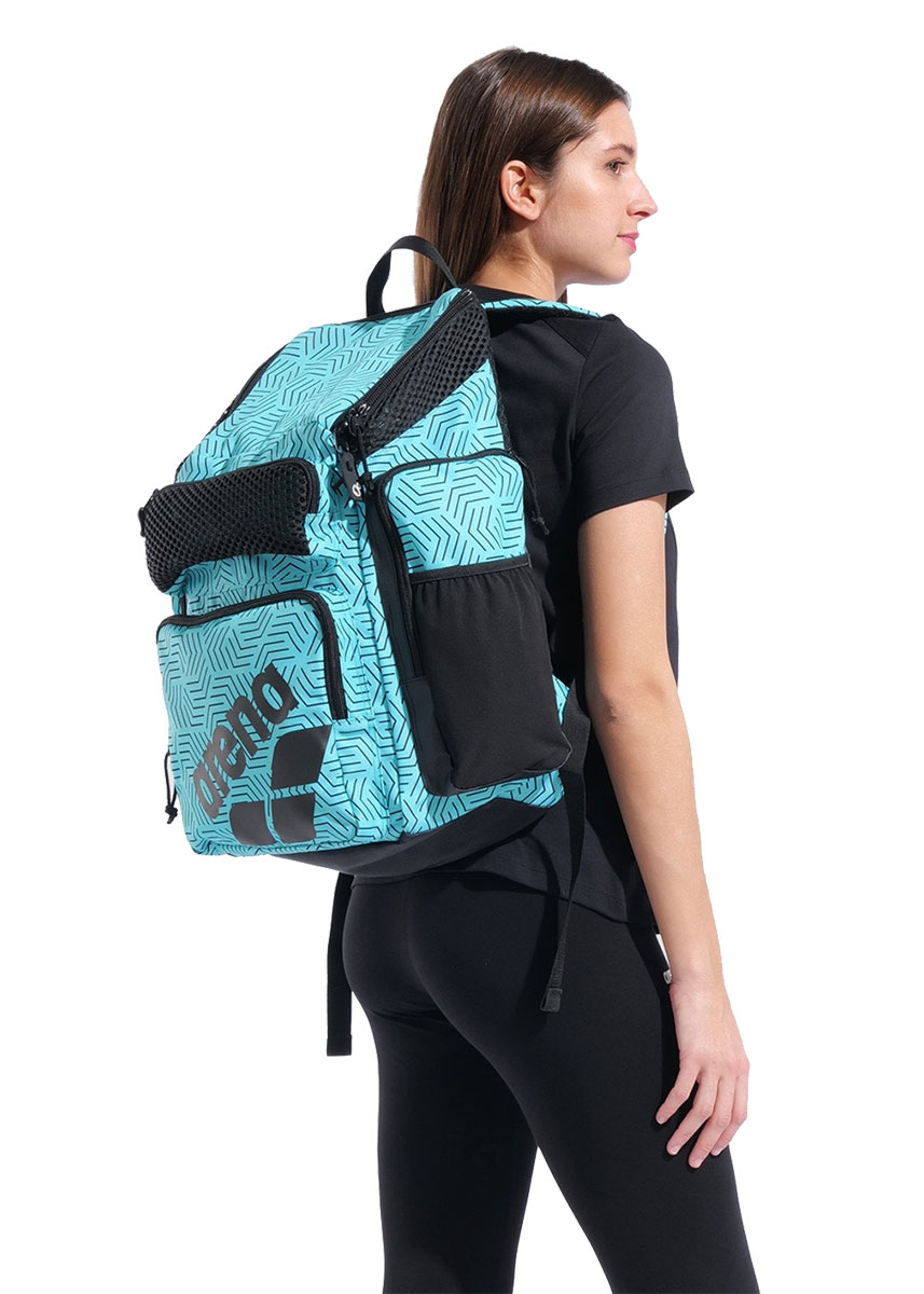 Arena One Go Allover Backpack 45L - Water Maze