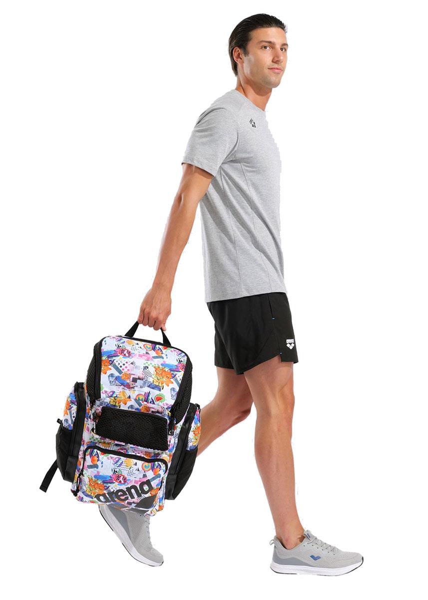 Arena One Go Allover Backpack 45L - Collage