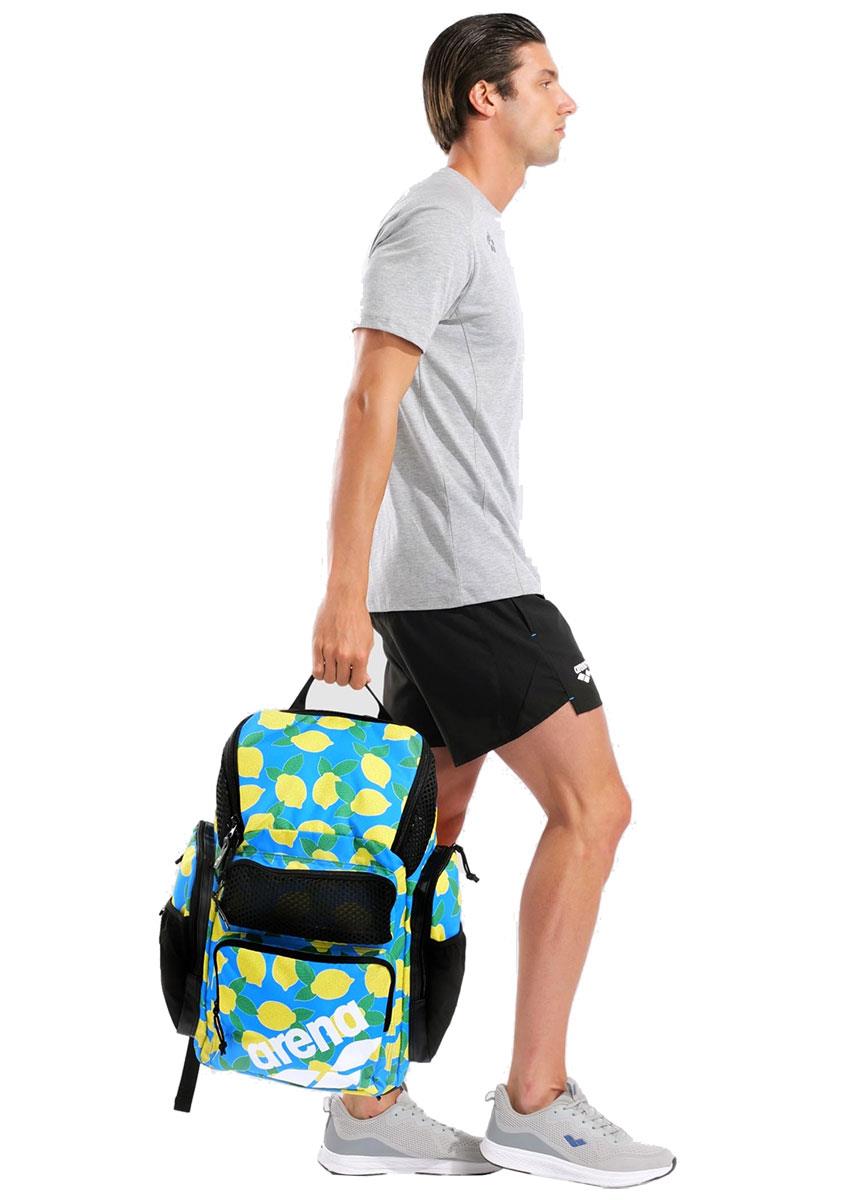 Arena One Go Allover Backpack 45L - Lemons