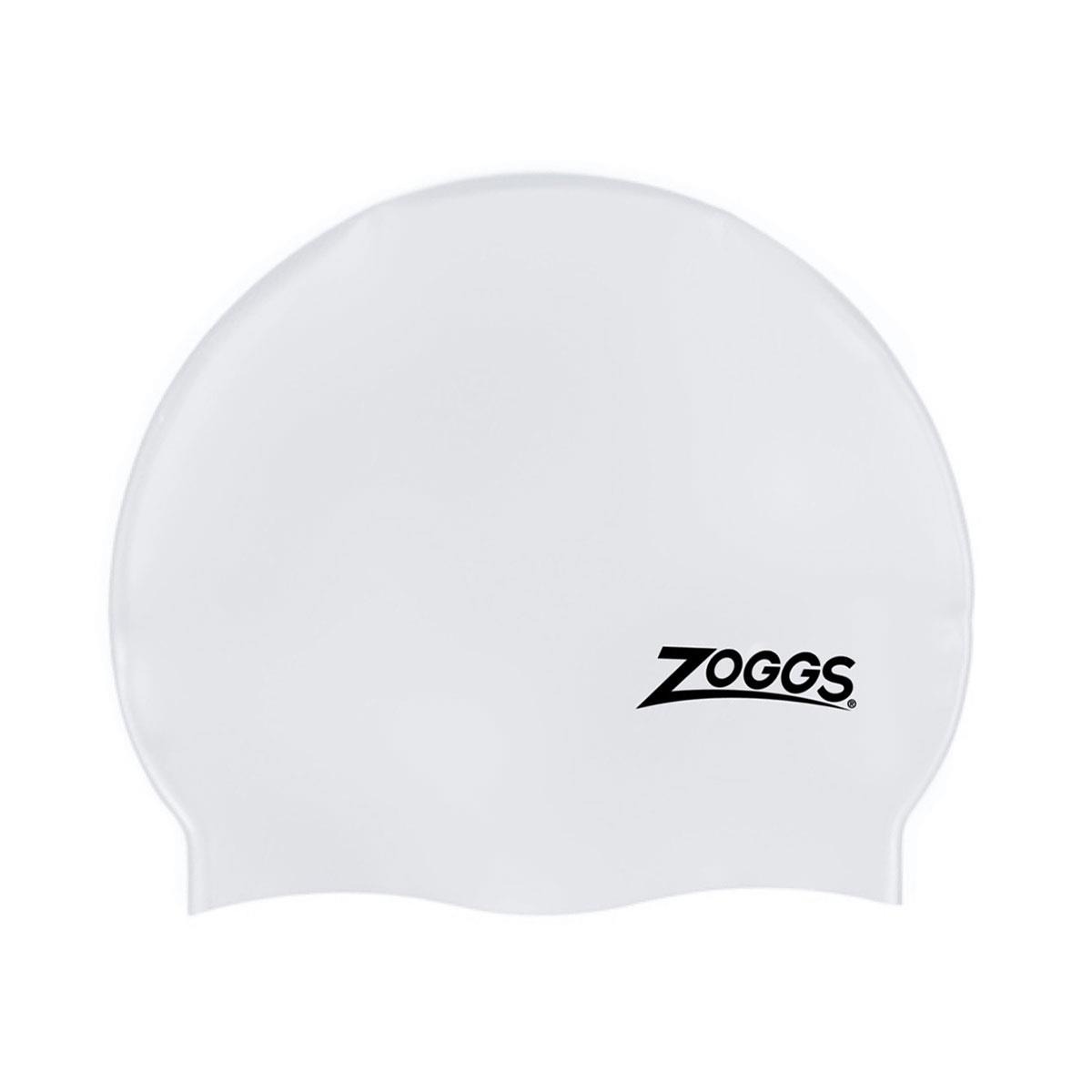 Zoggs Silicone Swim Cap - White