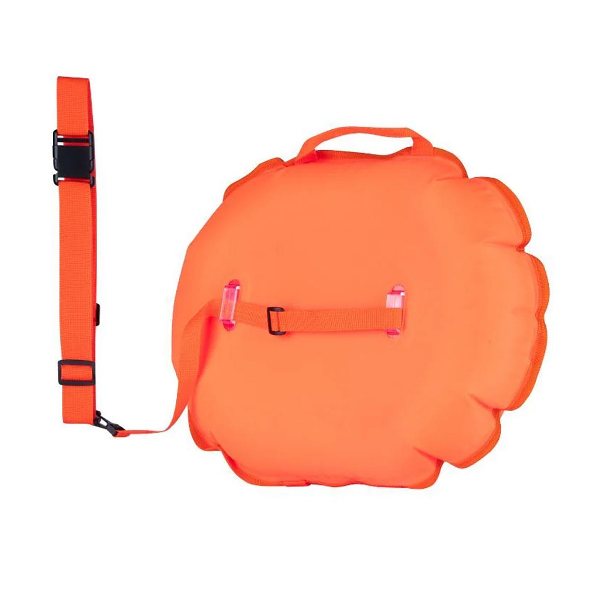 Zone3 Recycled On The Go Swim Buoy - Hi-Viz Orange