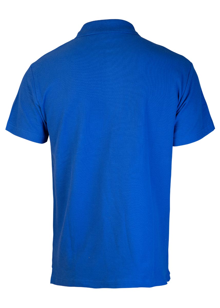 Akron Junior Break Polo Shirt - Royal Blue - Front view