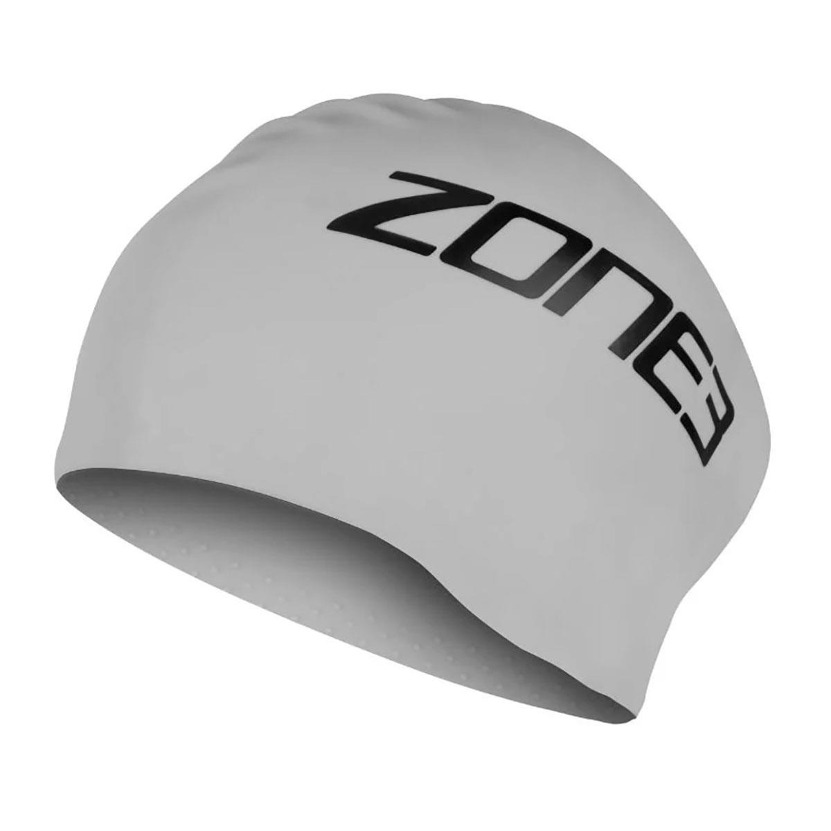 Zone3 Long Hair Swim Cap - Silver