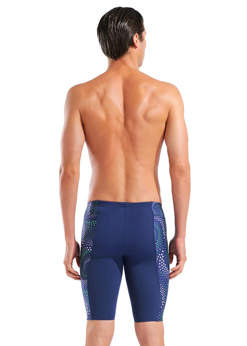 Arena Fireflow Swim Jammer - Navy Blue / Green