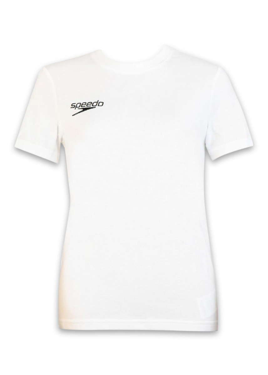 Speedo Team Kit Junior Small Logo T-Shirt - White