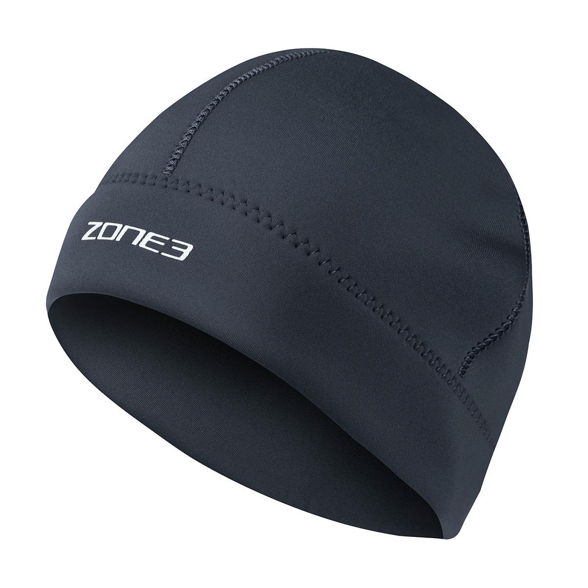 Zone3 Active-Flex Swim Beanie - Grey / Orange