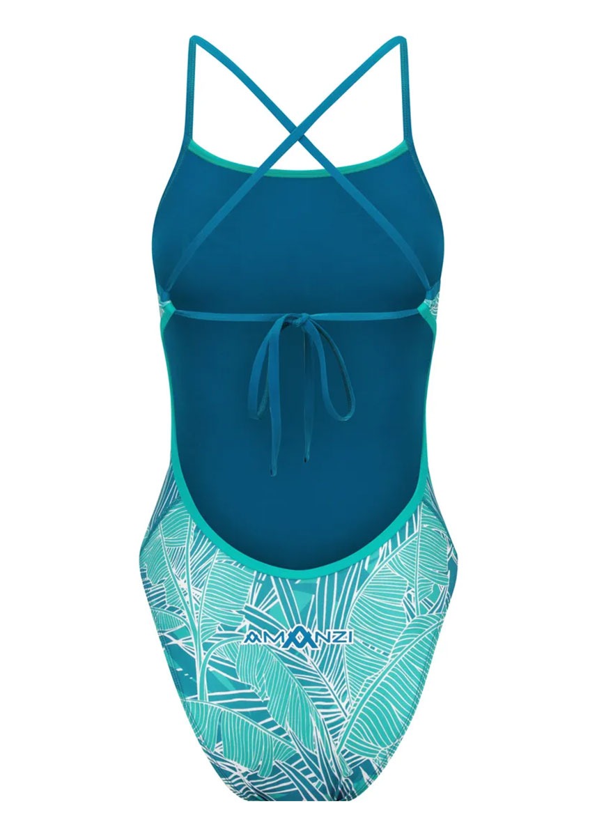 AMANZI Aloha Tie Back One Piece Swimsuit