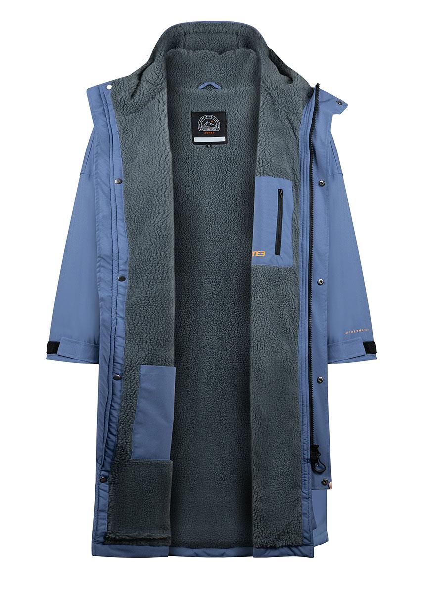 Zone3 Thermo-Tech Changing Robe - Blue / Grey / Orange