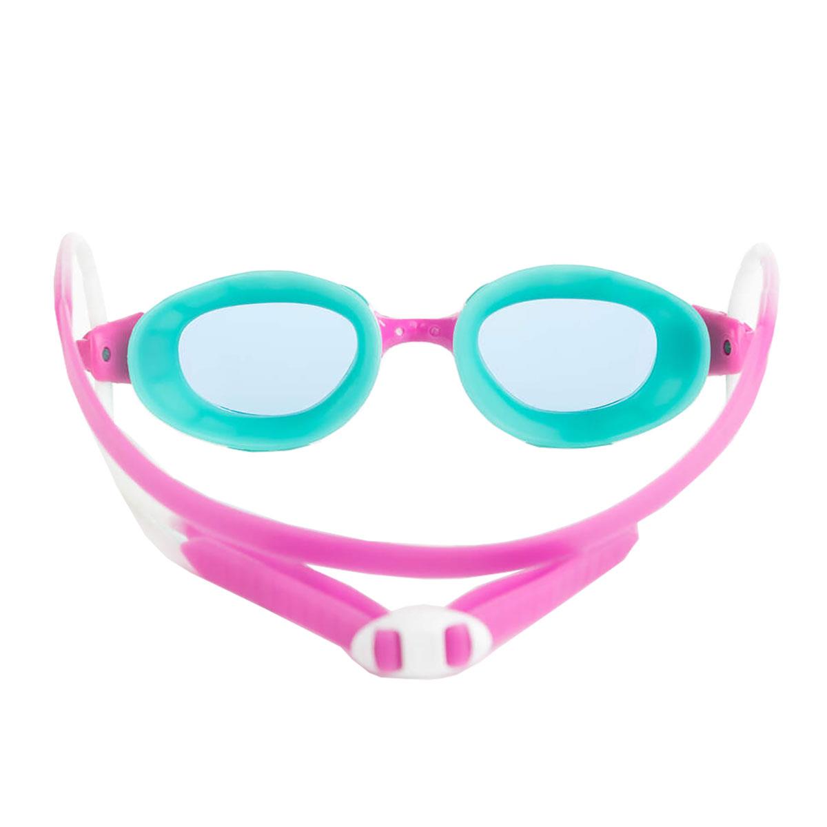 Zoggs Predator Junior Goggles - Pink/Turquoise/Tinted Blue