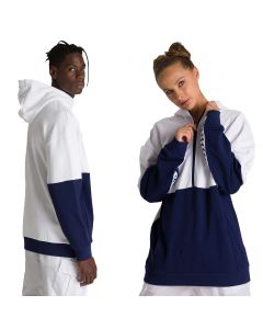 Arena Team 1/2 Zip Hooded Sweater - Bleu marine/blanc