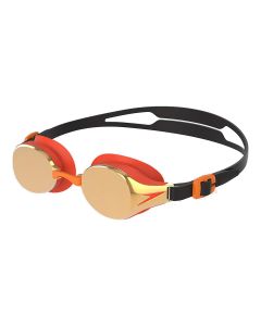 Speedo Hydropure Mirrored Junior Goggles - Black/Mango/Gold