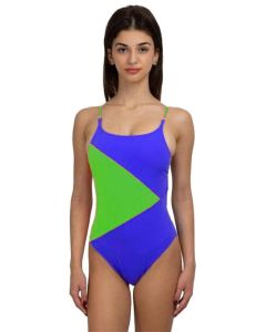 Turbo Womens Island Swimsuit - Blue / Green