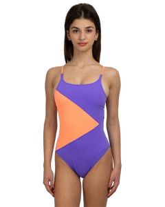 Turbo Womens Island Swimsuit - Purple / Orange