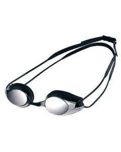 Arena Tracks Mirrored Racing Goggles Black / Silver