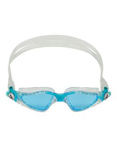 Aquasphere Kayenne Junior Blue Tinted Lens Goggles - Transparent/ Aqua
