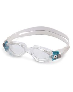Aqua Sphere Kaiman Compact Clear Lens Goggles - Transparent / Blue