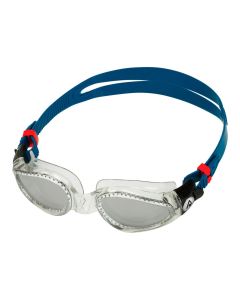 Óculos de proteção espelhados Aquasphere Kaiman Silver Titanium - Transparente/Azul