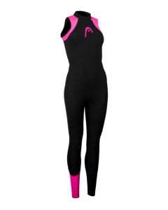 HEAD Women's OW Explorer LJ 3.2.2 Sleeveless Wetsuit - Black/ Pink