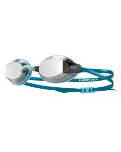 	
TYR Black Ops 140 EV Mirrored Racing Goggles - Silver / Blue