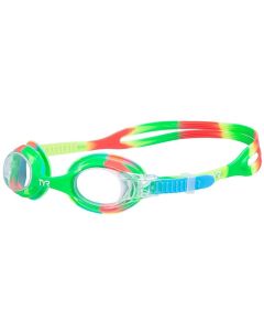 TYR Kids Swimple Tye Dye Goggles - Green/Orange