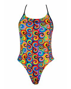 Aquarapid Girls Sirio Circles Swimsuit