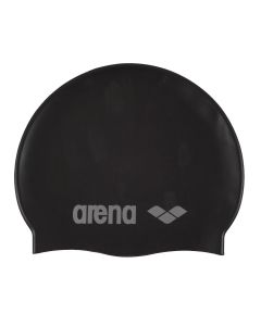 Arena Classic Silicone Junior Cap - Black