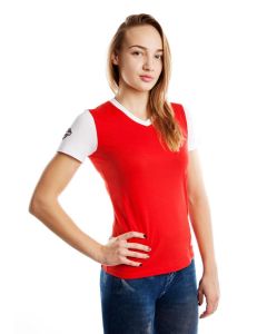 Mad Wave Women's Pro T-Shirt - Red / White