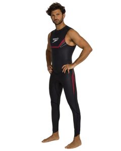 Speedo Moška triatlonska obleka Proton Thinswim brez rokavov - Black / Red