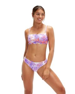 Speedo Bikini ar apdrukātu, regulējamu bikini plecu siksniņu - lillā krāsā