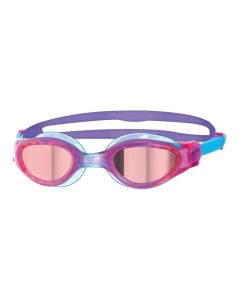 Zoggs Phantom Elite Mirror Junior Goggles - Purple/ Light Blue/ Mirror