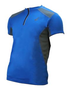 Joluvi Trail Zip T-Shirt - Blue
