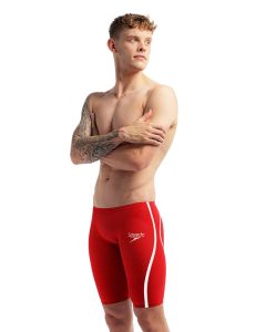 Speedo Fastskin LZR Pure Intent 2.0 Jammer - Flame Red / White