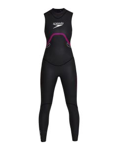 Speedo Ženska triatlonska obleka Proton Thinswim brez rokavov - Black/Pink