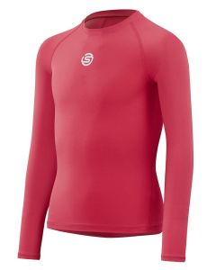 SKINS Series-1 Youth Long Sleeve Top - Red