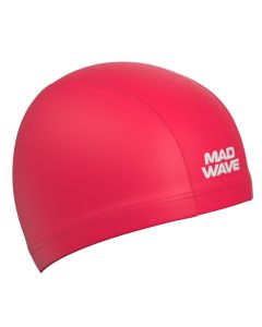 Mad Wave Adult Lycra Swim Cap - Red