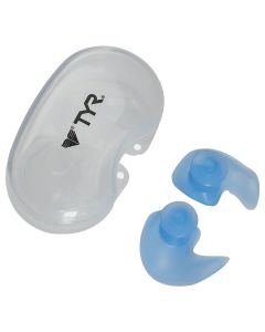 TYR Bouchons d'oreilles en silicone moulé - Bleu