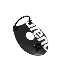 Side view of Arena Elite Hand Paddle 2 - Black/White