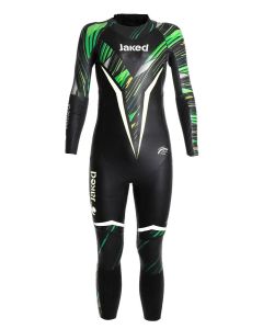 Jaked Mens Shockwave Multi Thickness Wetsuit - Black / Green