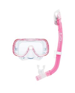 TUSA Mini-Kleio Junior Combo Snorkelling Set - Clear Pink
