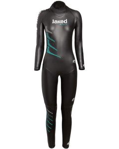 Jaked Womens Challenger Wetsuit - Black / Sky Blue 