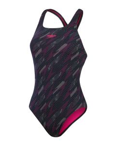 	
Speedo HyperBoom Allover Medalist Swimsuit - Black / Pink