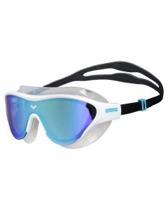 Arena The One Mask Mirrored Goggles - Blue/ White/ Black