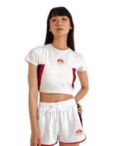 Ellesse Women's Mathia Crop T-Shirt - Off White