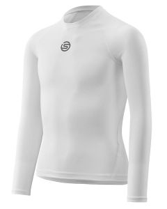 SKINS Series-1 Youth Long Sleeve Top - White