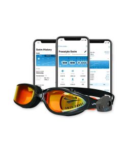 FINIS Smart Goggle Max Kit - Orange Mirror/black