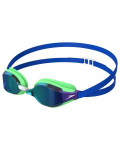 Speedo Fastskin Speedsocket 2 Mirror Goggles - Cobalt Pop/Green Glow/Flash Blue