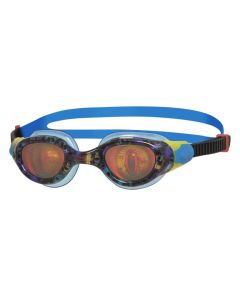 Zoggs Sea Demon Junior Goggles - Black/ Blue/ Hologram