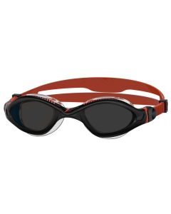 Zoggs Tiger LSR+ Goggles - Black/ Orange/ Smoke Tint