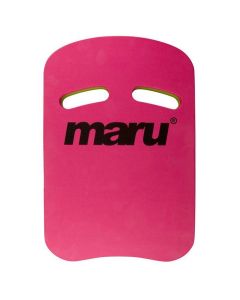 Maru Two Grip Kickboard - Pink/  Lime